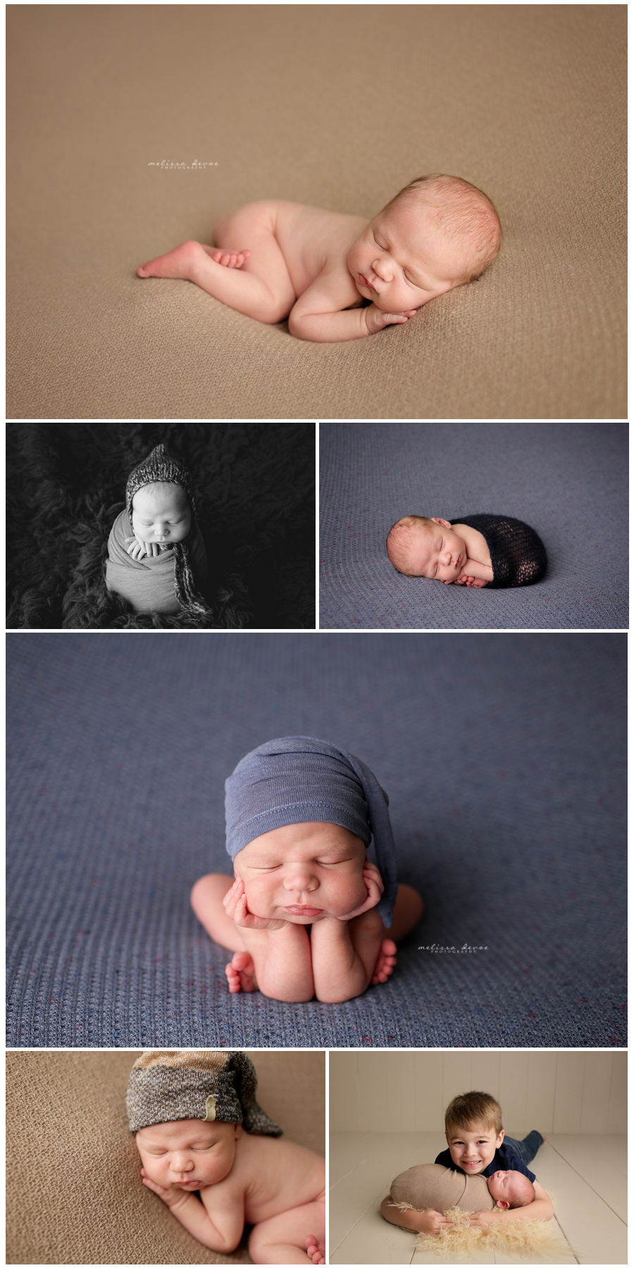 Posed Newborn Portraits