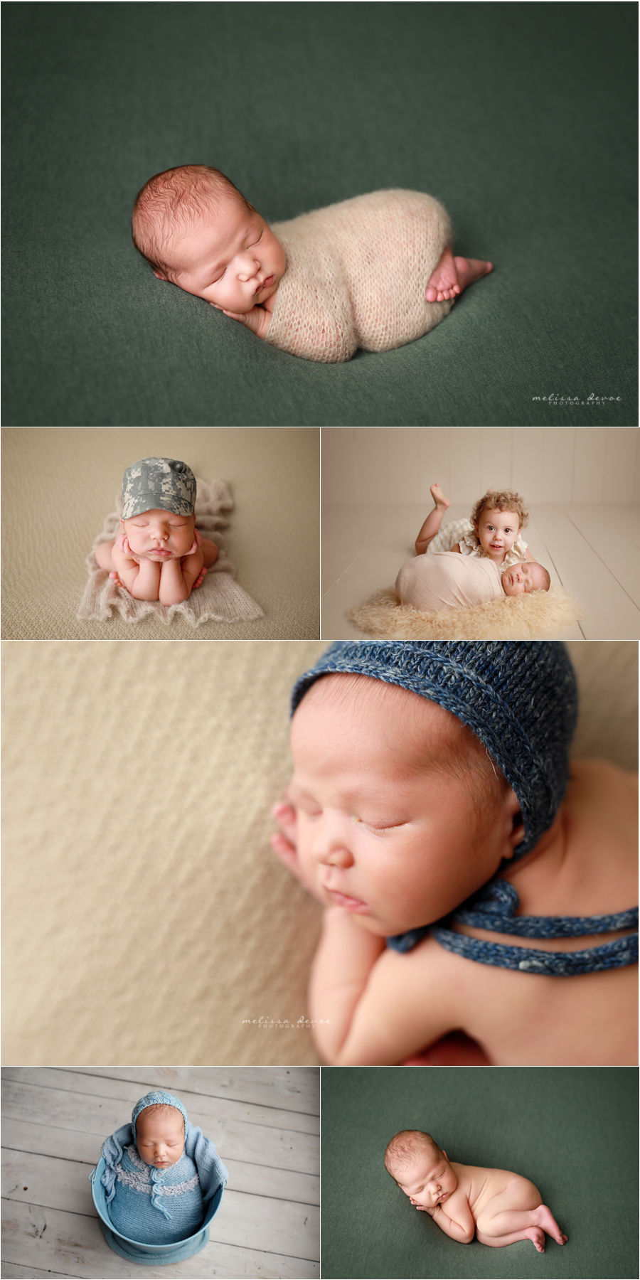Baby boy Army newborn photos