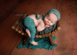 sleeping baby portrait