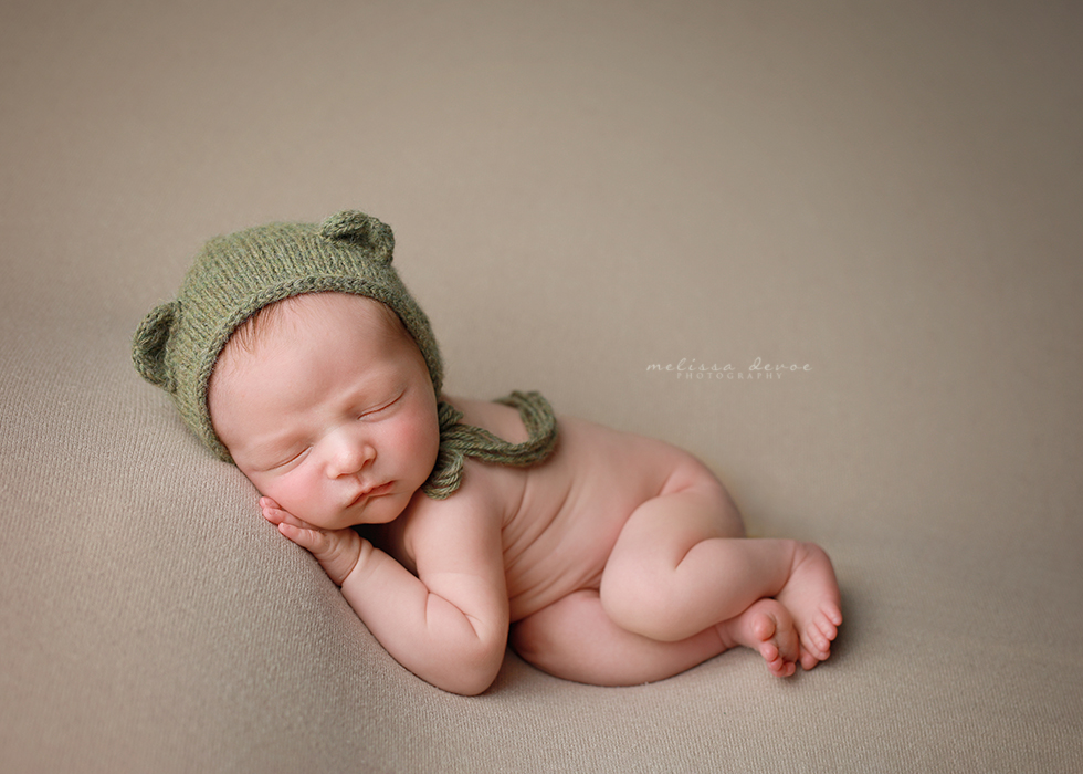Posed baby photography