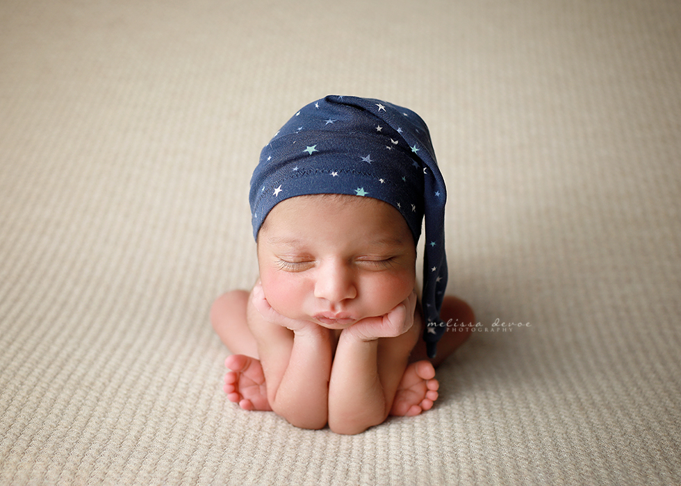 baby in froggy pose