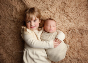 Sibling and baby photography Raleigh NC