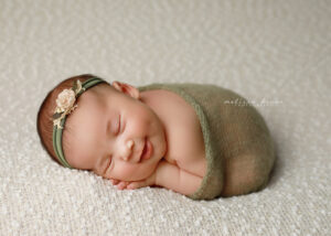 Smiling baby portrait