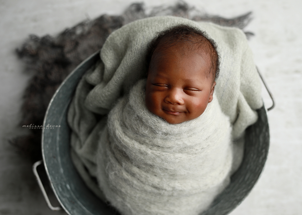 smiling baby portraits Melissa Devoe