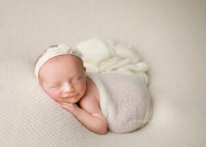 baby smiling portrait